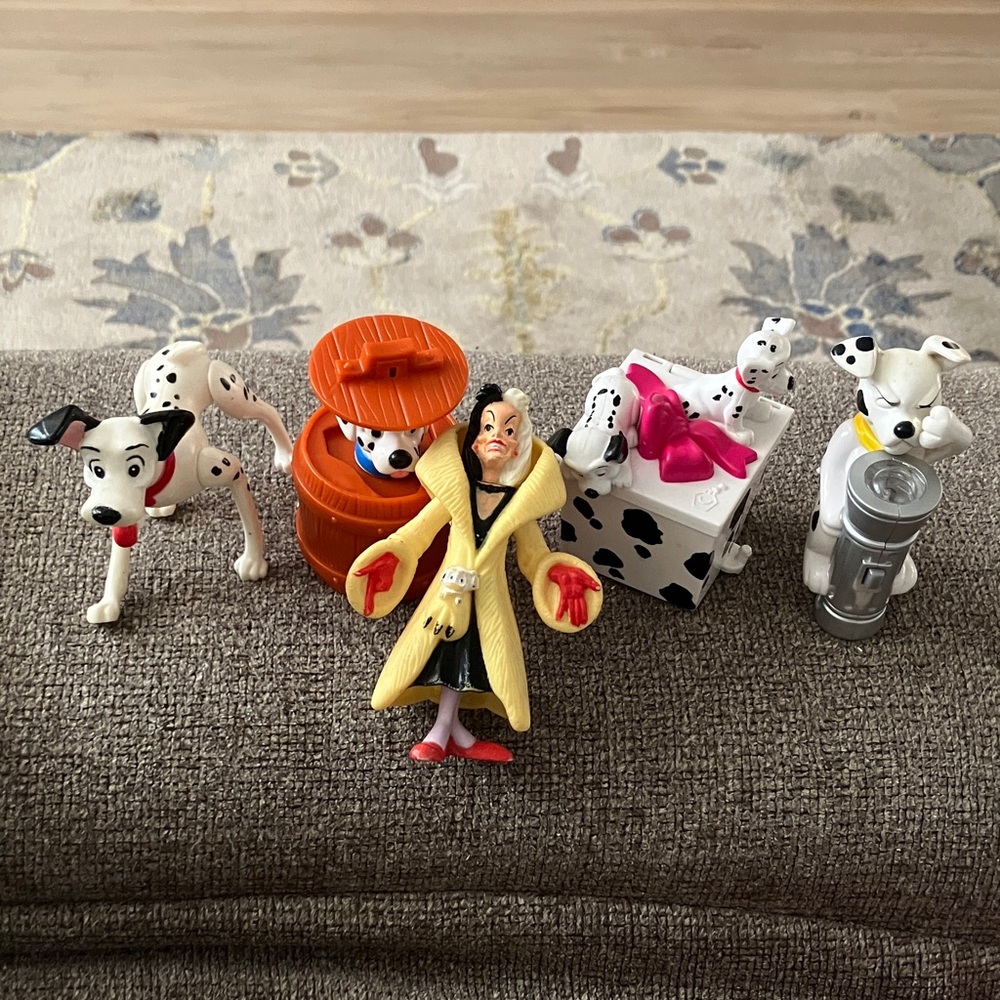 Vintage 101 Dalmatian Dog McDonald Figures